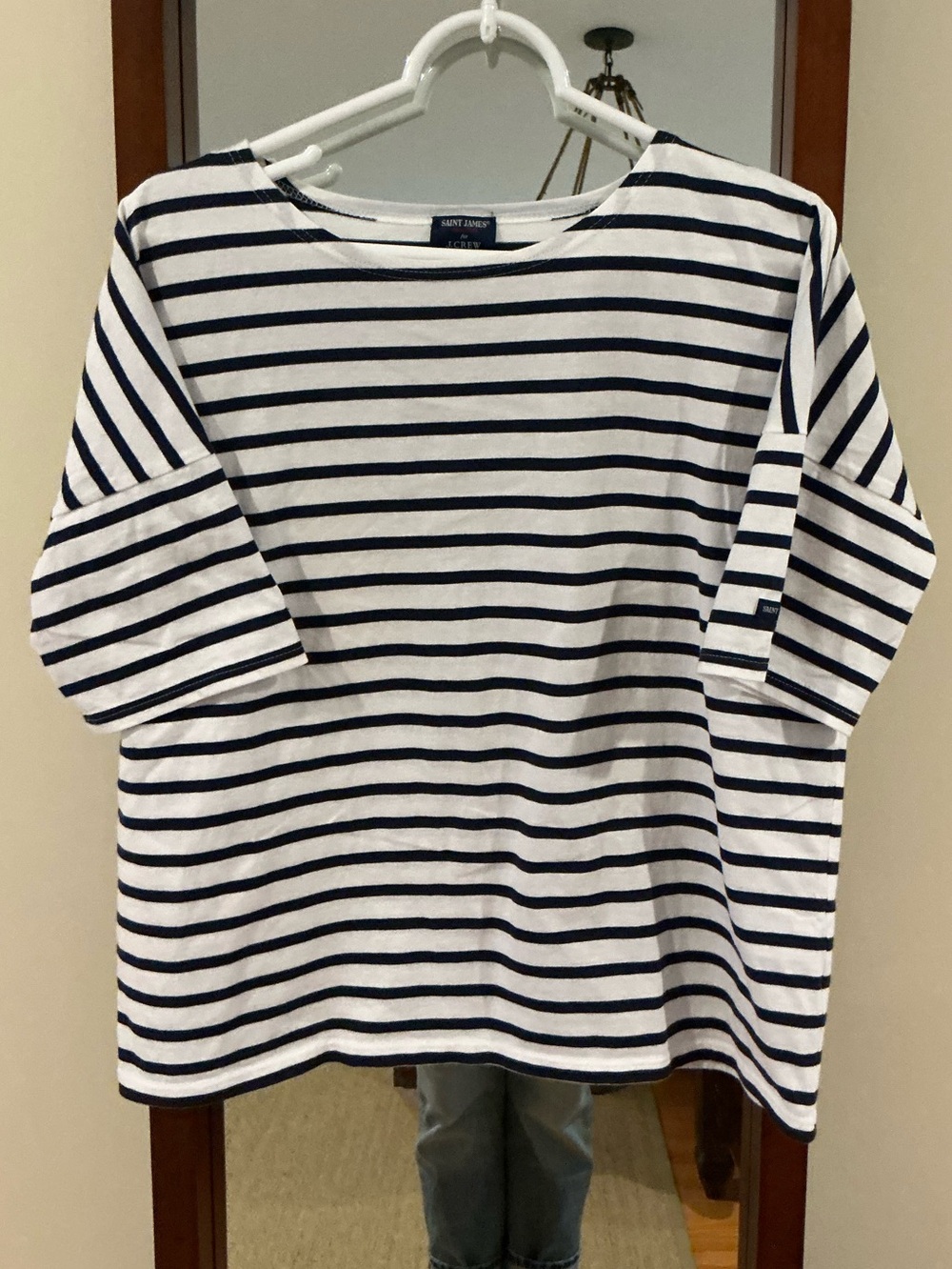 J. Crew x Saint James striped sailor t-shirt sz XL